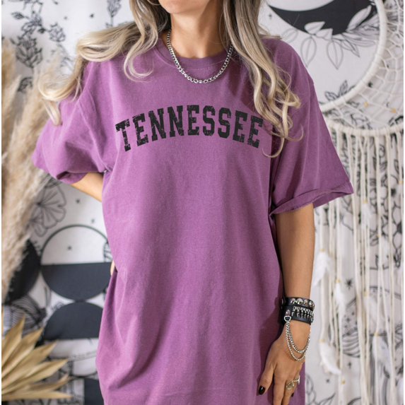 TENNESSEE Garment Dyed Graphic T-Shirt