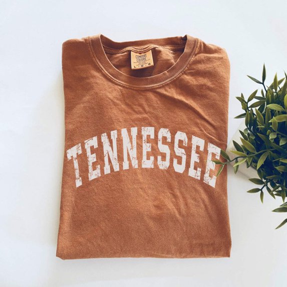 TENNESSEE Graphic Garment dyed T-Shirt