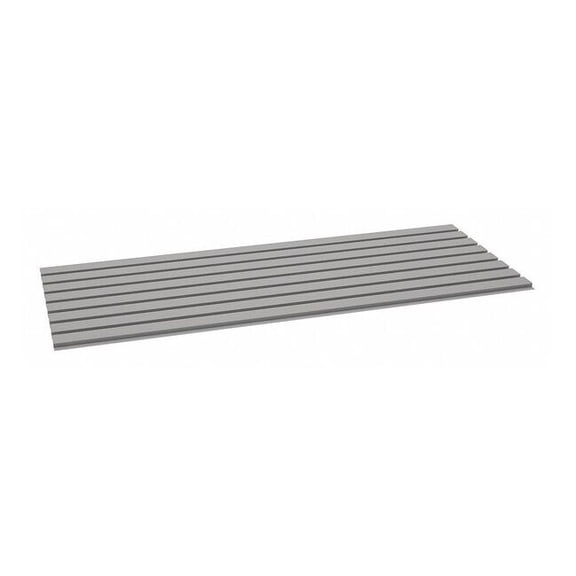 Decking, Steel, 60 in W, 24 in D, Industrial Gray, Powder Coated Finish, Gauge: 22 BSD-6024