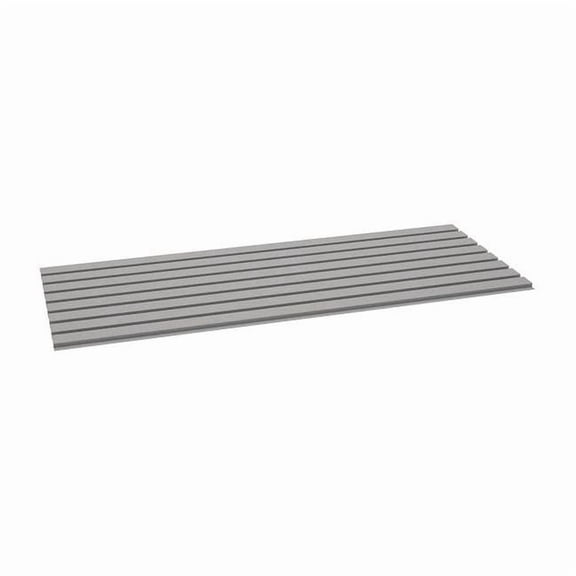 Decking, Steel, 60 in W, 24 in D, Industrial Gray, Powder Coated Finish, Gauge: 22 BSD-6024