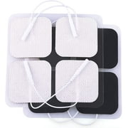 TENS Electrode Pads, 20PCS, 2”x2”, TENS Unit Replacement Pads for Electrotherapy, EMS Muscle Stimulation Machine, Reusable