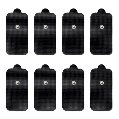 TENS Electrodes Compatible with Compex TENS units - 8 Premium 2"x4" Replacement Pads for Compex TENS Units - Discount TENS Brand