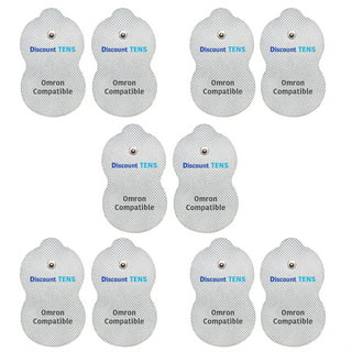 JLLOM Electrode Replacement Pads with 12 Pcs for Omron Massagers Elepuls  Electrotherapy Long Life Pad