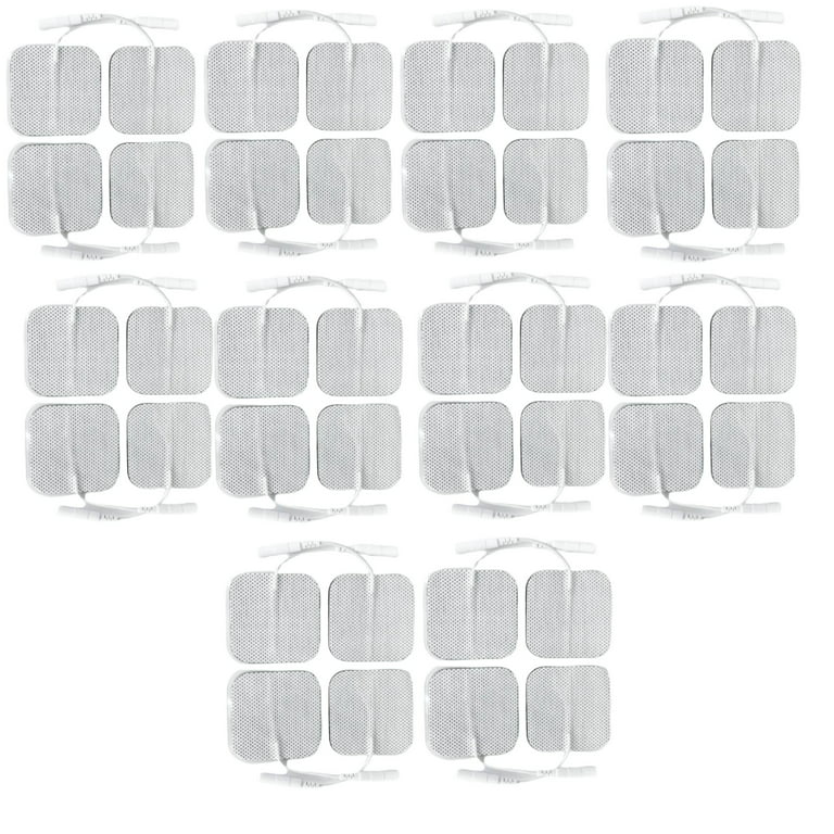 TENS Electrodes Compatible with TENS 7000, TENS 3000 - 40 Premium 2x 2  Wired Replacement Pads for TENS Units 