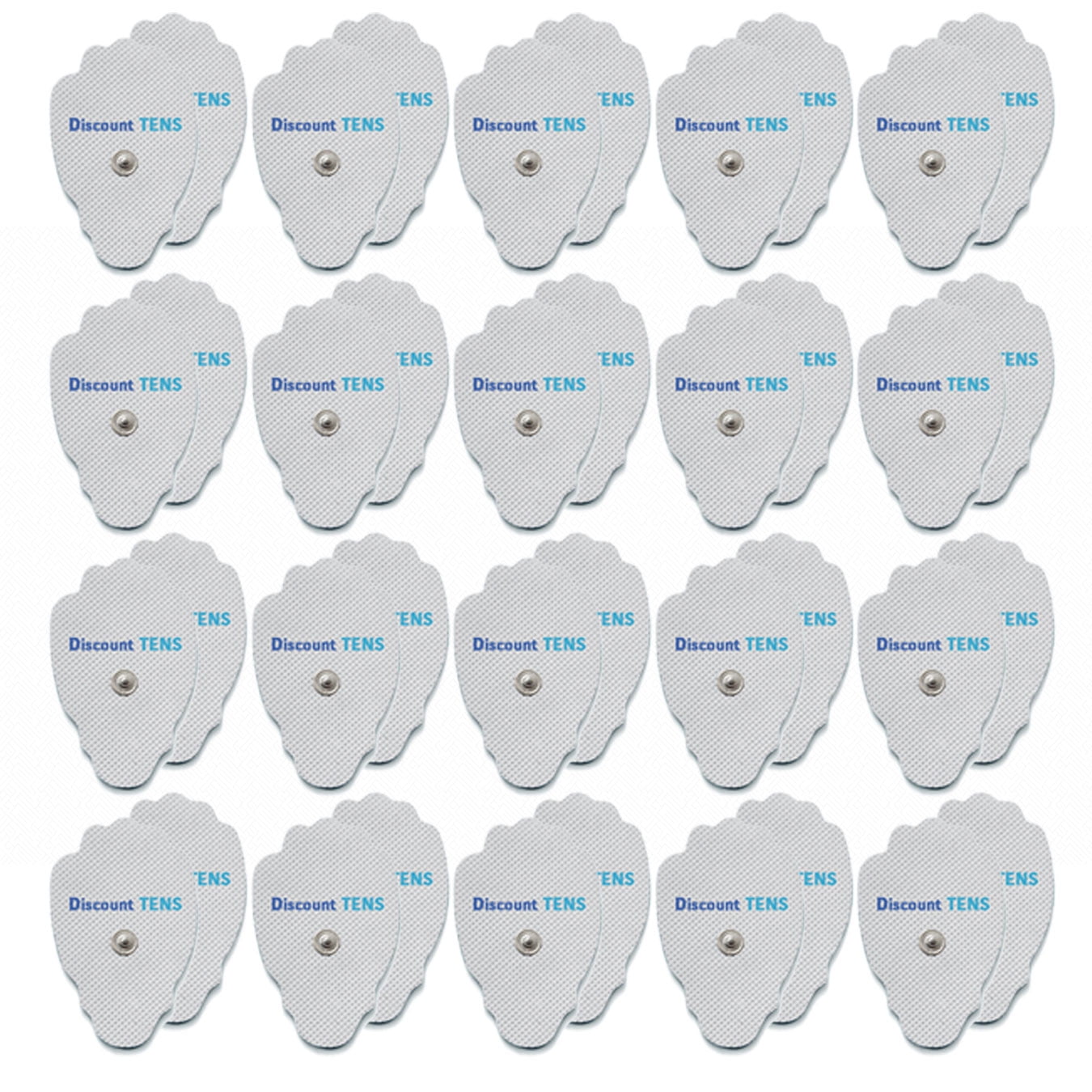 TENS Electrodes Large Replacement Electrode Pads for TENS Units 20 Pairs of Snap TENS Unit