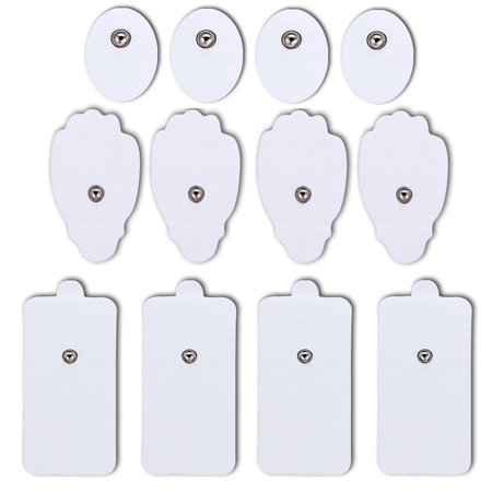 TENS Electrostimulator Pads 3.5mm Button Electrode Pads for TENS Digital Therapy Massager (12*pieces)