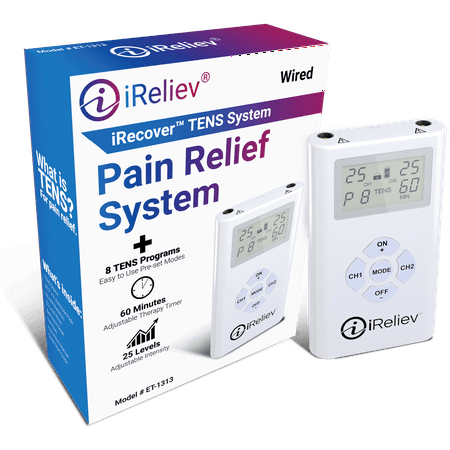 TENS Unit - Dual Channel Electro Therapy Pain Relief System from iReliev