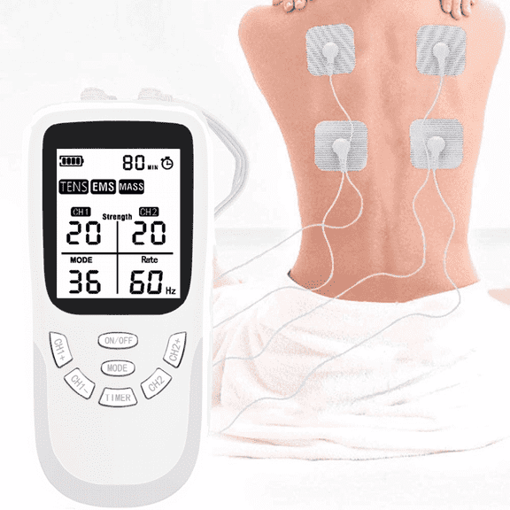 36 Modes Tens Units for Pain Management,Dual Channel Muscle Stimulator Machine with 4 PCS Electrode Pads, TENS Machine for Muscles, Shoulder, Neck, Back Pain Relief
