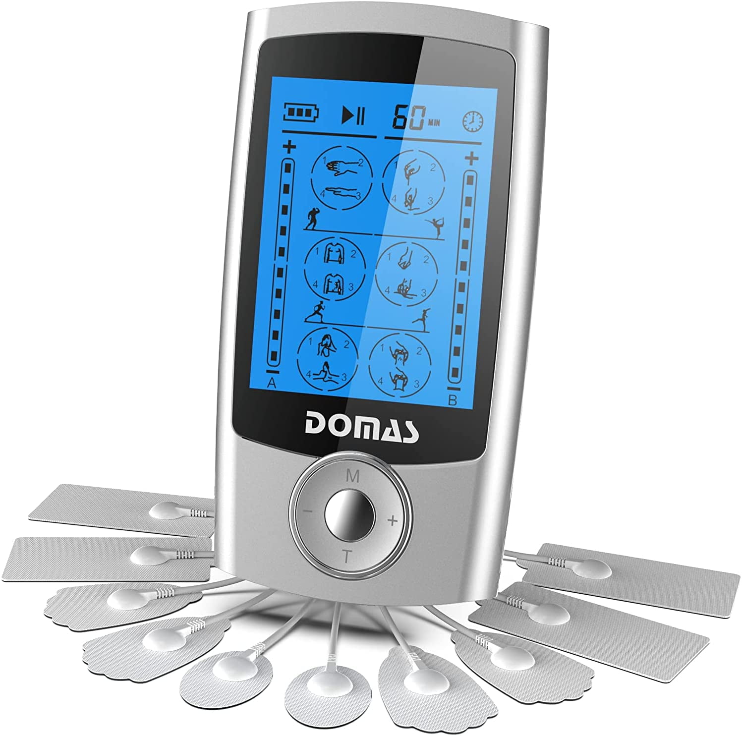 Dropship TENKER EMS TENS Unit Muscle Stimulator, 24 Modes Dual Channel  Electronic Pulse Massager For Pain Relief/Management & Muscle Strength Rechargeable  TENS Machine With 8 Pcs Electrode Pads to Sell Online at