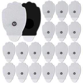 Self-adhesive Electrode, 2x2 inches, 20Pcs TENS Unit Replacement Pads, Reusable Unit Electrode Pads - Non Irritating Stim Pads Design