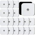 thumbnail image 1 of TENS Unit Replacement Pads, 40PCS 3.5mm Snap Electrode Pads, Self-Adhesive Electrode Reuse More Than 30 Times, Compatible with TENS Devices with 3.5mm Connetor, 1 of 7
