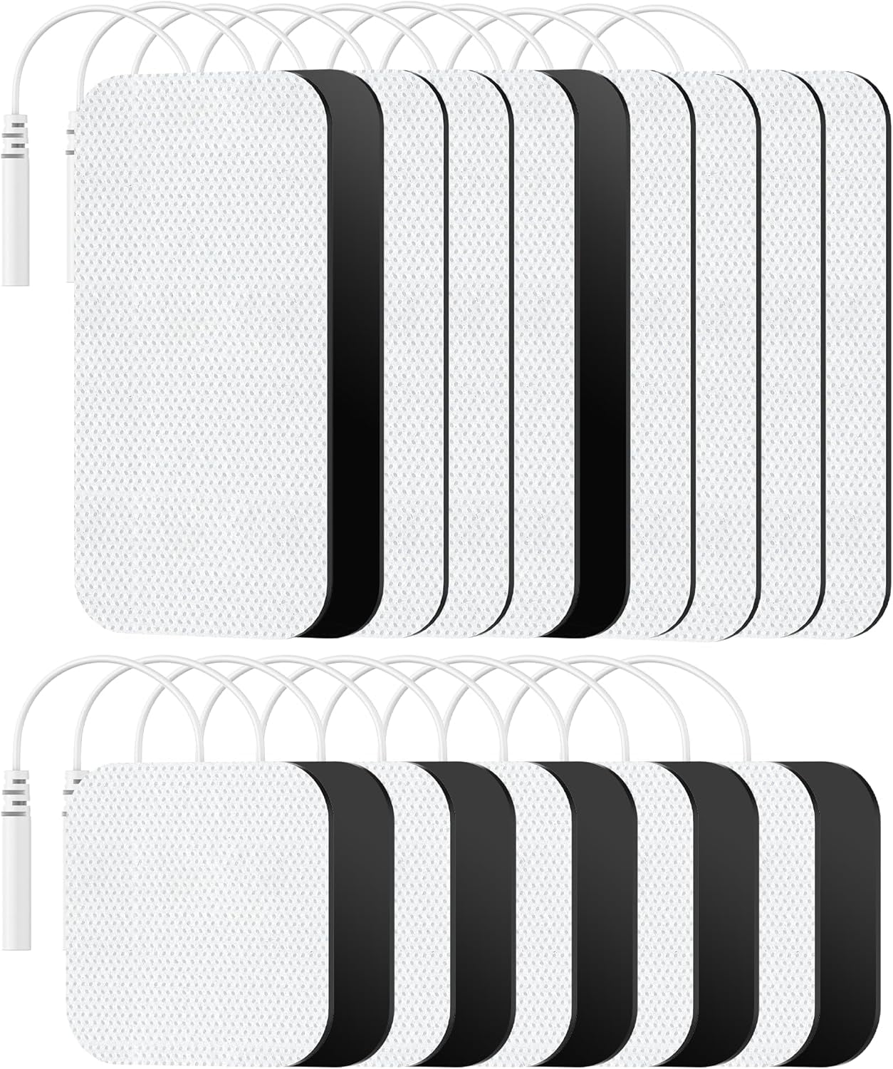 Replacement Gel Pads, 3 Set (9PCS) Black Self-Adhesive Electrodes