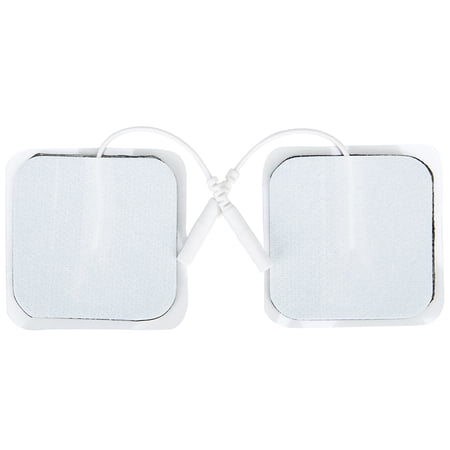 TENS Wired Electrodes ,Premium 2"x2" Wired Replacement Pads Long Life Electrode Pads