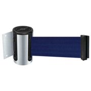 TENSABARRIER 896-STD-1S-STD-NO-L5X-C Belt Barrier, Chrome,Belt Blue