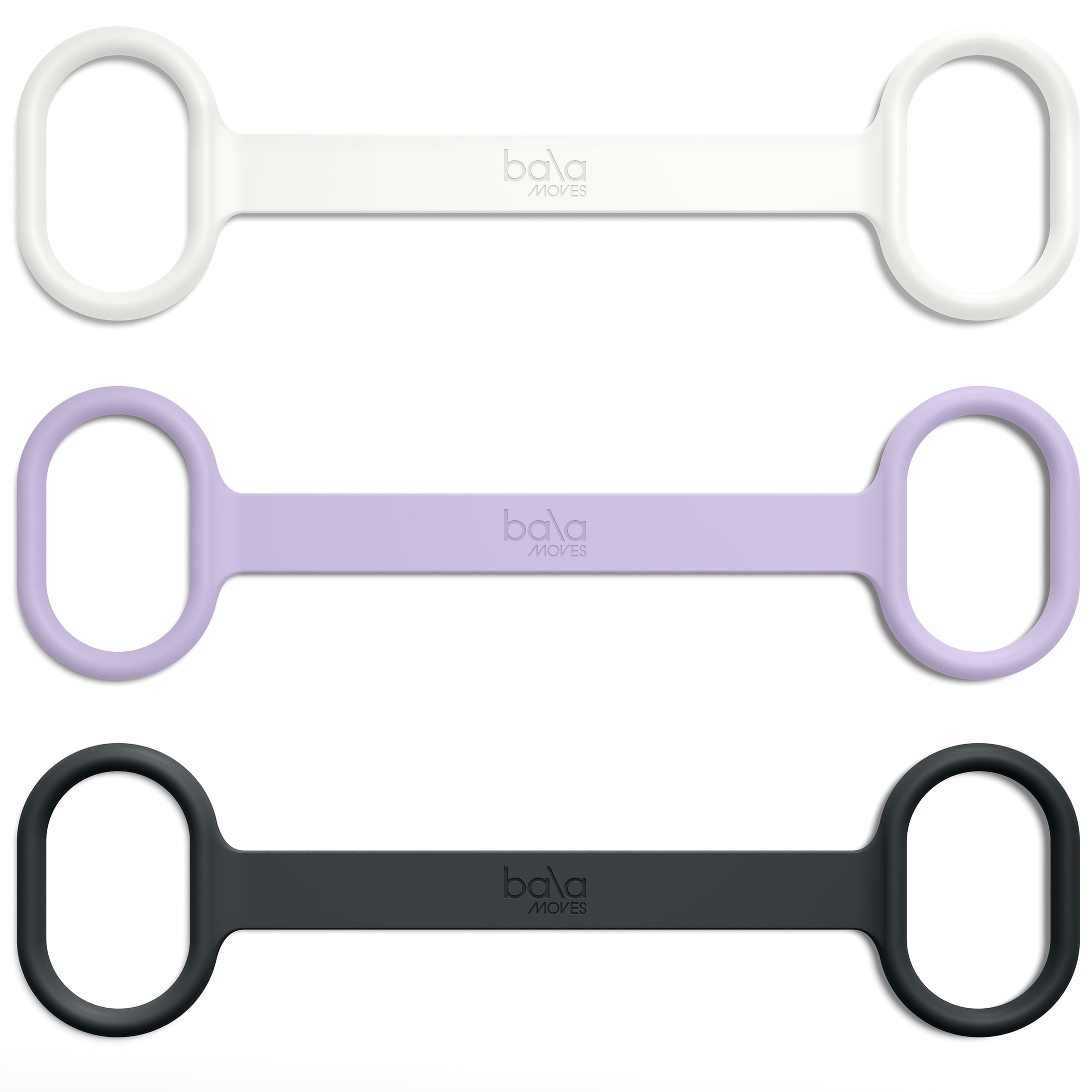 Bala Moves Tension Band Set, Resistance Bands, Set of 3