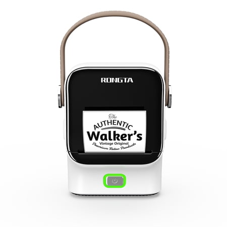 RONGTA Bluetooth Thermal Label Maker, Portable Wireless Label Printer for Home School Office with Rlabel App, Inkless, White