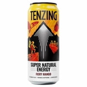 TENZING Natural Energy Fiery Mango 500ml, British Import Pack of 2