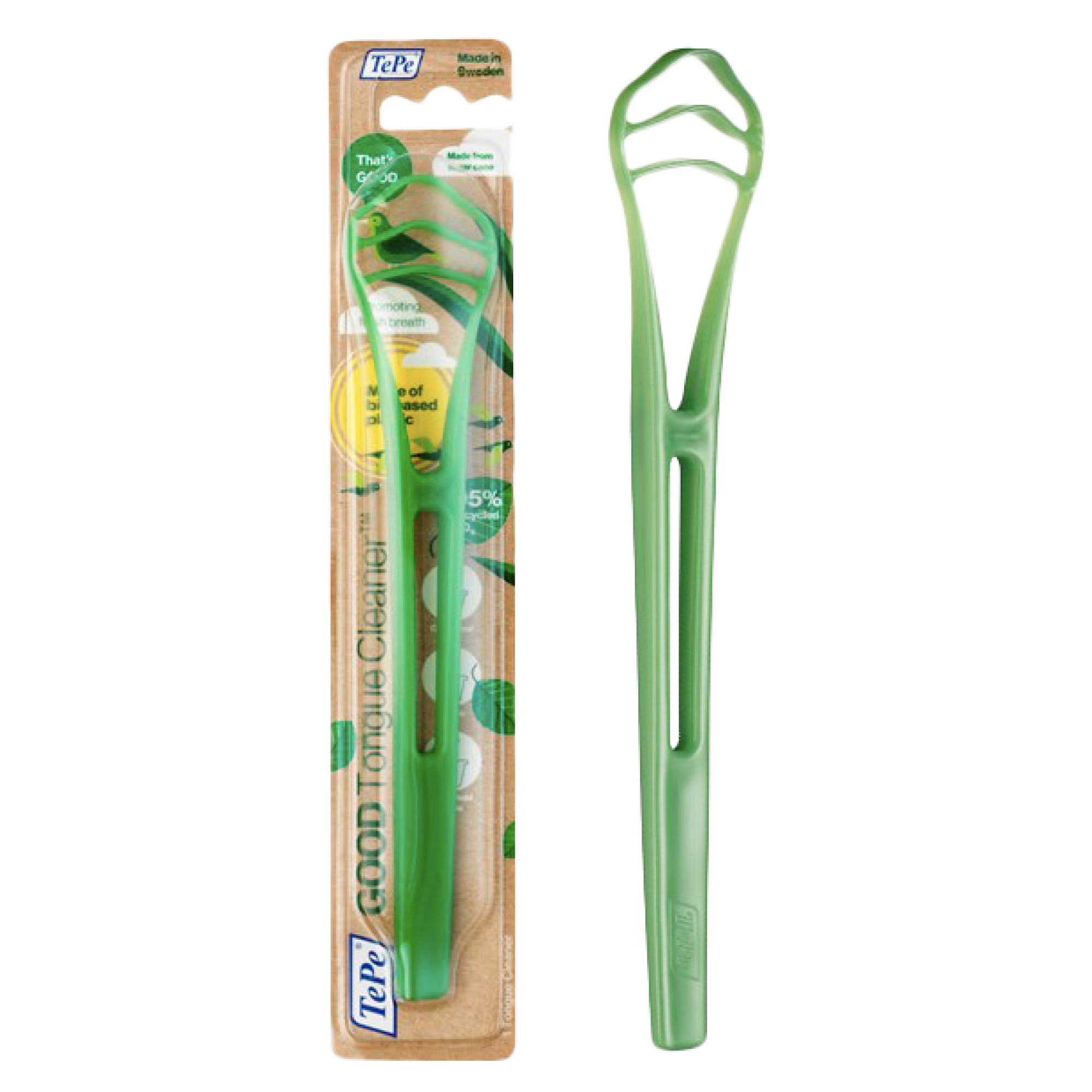 TEPE GOOD Tongue Cleaner  Bad Breath Plaque Tongue Scrapers for Adults, 1 Tongue Cleaner
