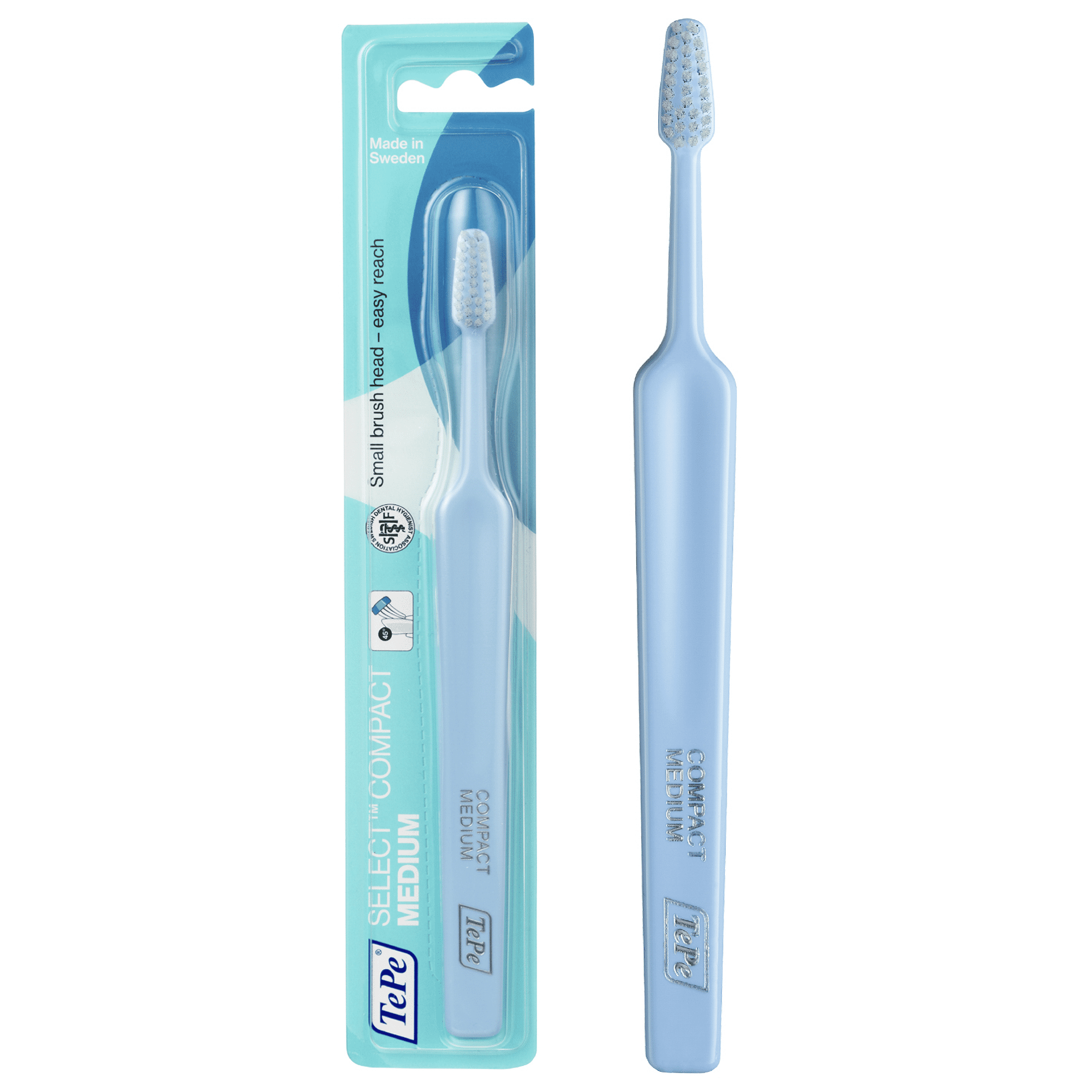 TEPE Select Medium Compact Toothbrush – Adult Toothbrushes Medium ...