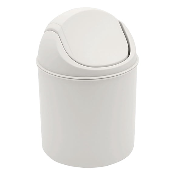 TEPgvh Mini Desktop Flip Trash Can, Small Covered Waste Bin for Children‘s Rooms and Desks,B,One Size