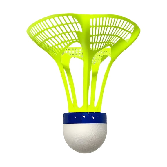 TEPgvh Portable Durable Badminton Birdies, Training Shuttlecocks for Indoor and Outdoor Play,Yellow,8X5X8CM