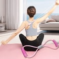 thumbnail image 1 of TEPgvh Resistance Band Fitness Stretch Strap With Handles Full Body Workout Rope Strength Training Gear Home Gym Exercise Equipment C-One Size, 1 of 3