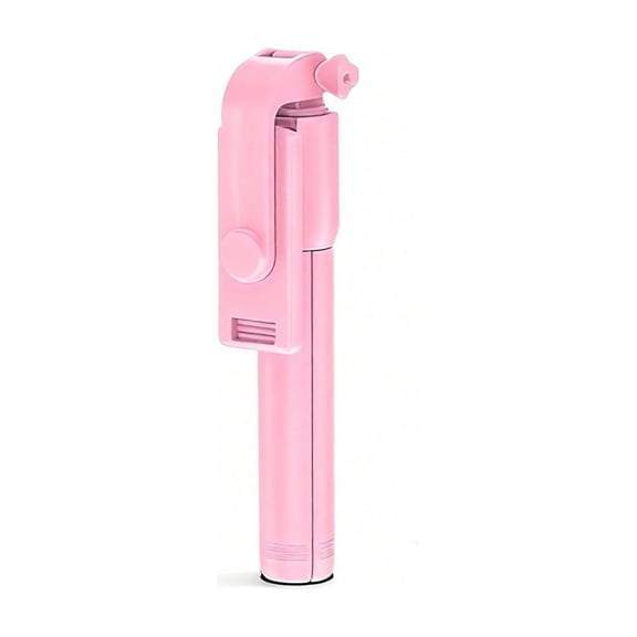 TEPgvh Selfie Bluetooth Selfie Stick For Mobile Phones Portable Selfie Stick With Tripod Stand And Wireless Remote For Smartphones Pink - 21.6cm