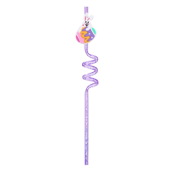 TEPgvh Straw Easter Straws Easter Party Drinking Colorful Decorative For Celebrations And Holiday Beverages Festive C - One Size