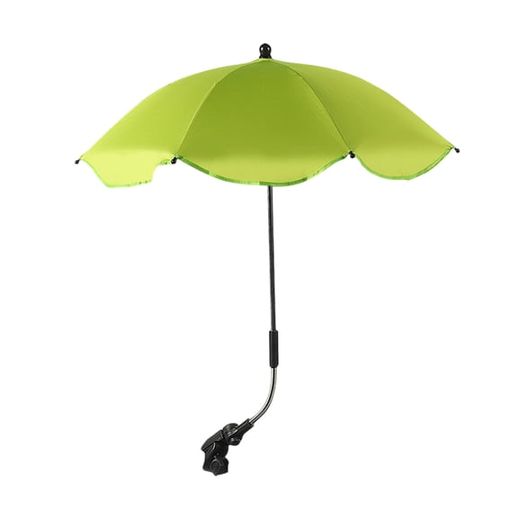 TEPgvh Universal Stroller Sunshade, Adjustable Parasol with Rotating Tilt for Pushchairs,Green,78x66cm