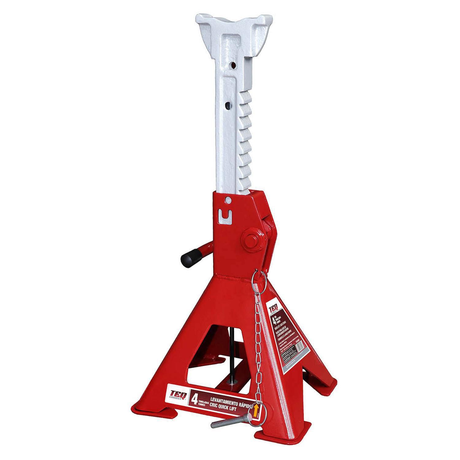 TEQ Correct 4 Ton Quick Start Jack Stand Support Range 13.63" to 20.
