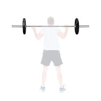 TEQIN Barbell Bar For Weights, 45lb 2-inch Weight Bar for Bench Press, 7ft Weighted Bar,1000 lb Capacity, Hard Chrome, Knurled Grip, Strength Training Deadlift Weightlifting Squat