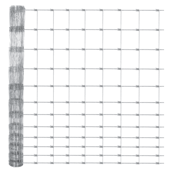 TEQIN Cattle Panel,14 Gauge Heavy Duty Galvanized Woven Wire Fence Goat Fence For Goat Sheep Hog Deer Horse Livestock Fencing Yard Garden Field Agricultural Farm Ranch