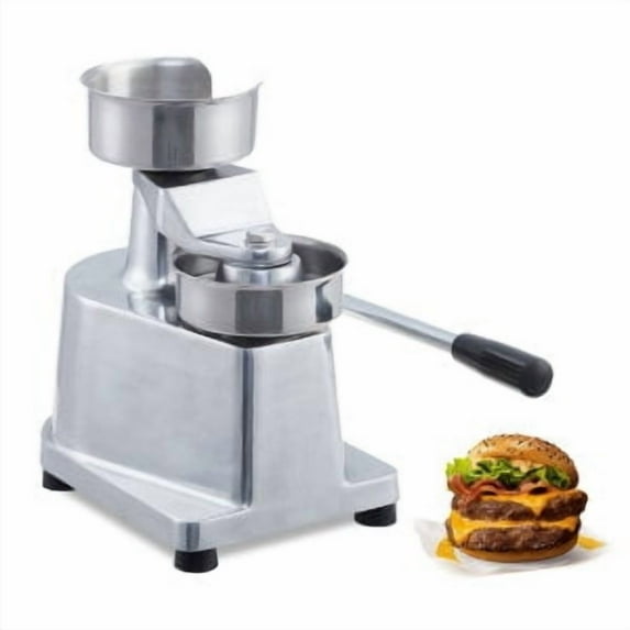 TEQIN Commercial Burger Patty Make, Hamburger Press Patty Maker,Stainless Steel Burger Smasher Hamburger Forming Processor with 5 Pcs Patty Papers for Beef Pork Chicken Patty, 4 Inch /5 Inch/6 Inch