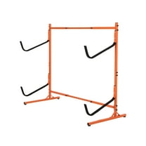 TEQIN Freestanding Kayak Storage Rack, Kayak Stand for 2 Canoe Paddleboard, Heavy-Duty Steel Kayak Hanger Holder with Padded Arms,Adjustable Kayak Stand For Indoor Outdoor Garage