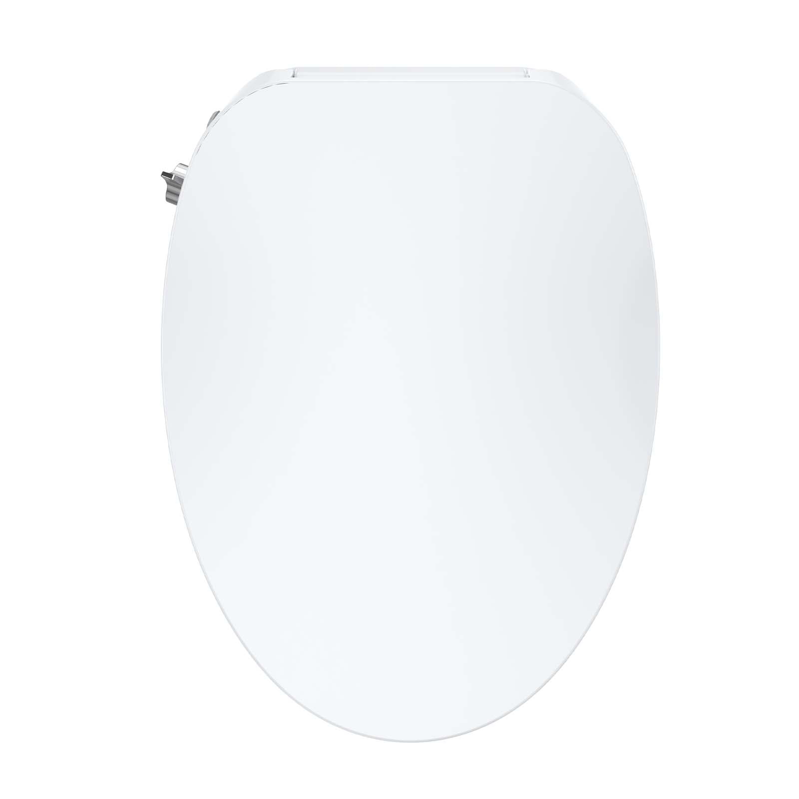 TEQIN Heated Bidet Toilet Seat,Electric Toilet Seat with Multiple Spray Modes, Smart Toilet Seat With Night Light Unlimited Warm Water, Auto Open & Slow Close Lid,Dual-Nozzle Rear & Feminine Wash