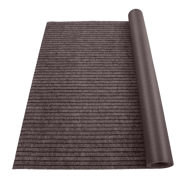 TEQIN Marine Carpet,6 FT x 13 FT Black Boat Carpet,Indoor Outdoor Carpet 0.2" Thick with Water-Proof TPE Backing, Non-Slide for Home, Patio, Porch, Deck,Easy Clean Polyester Rug