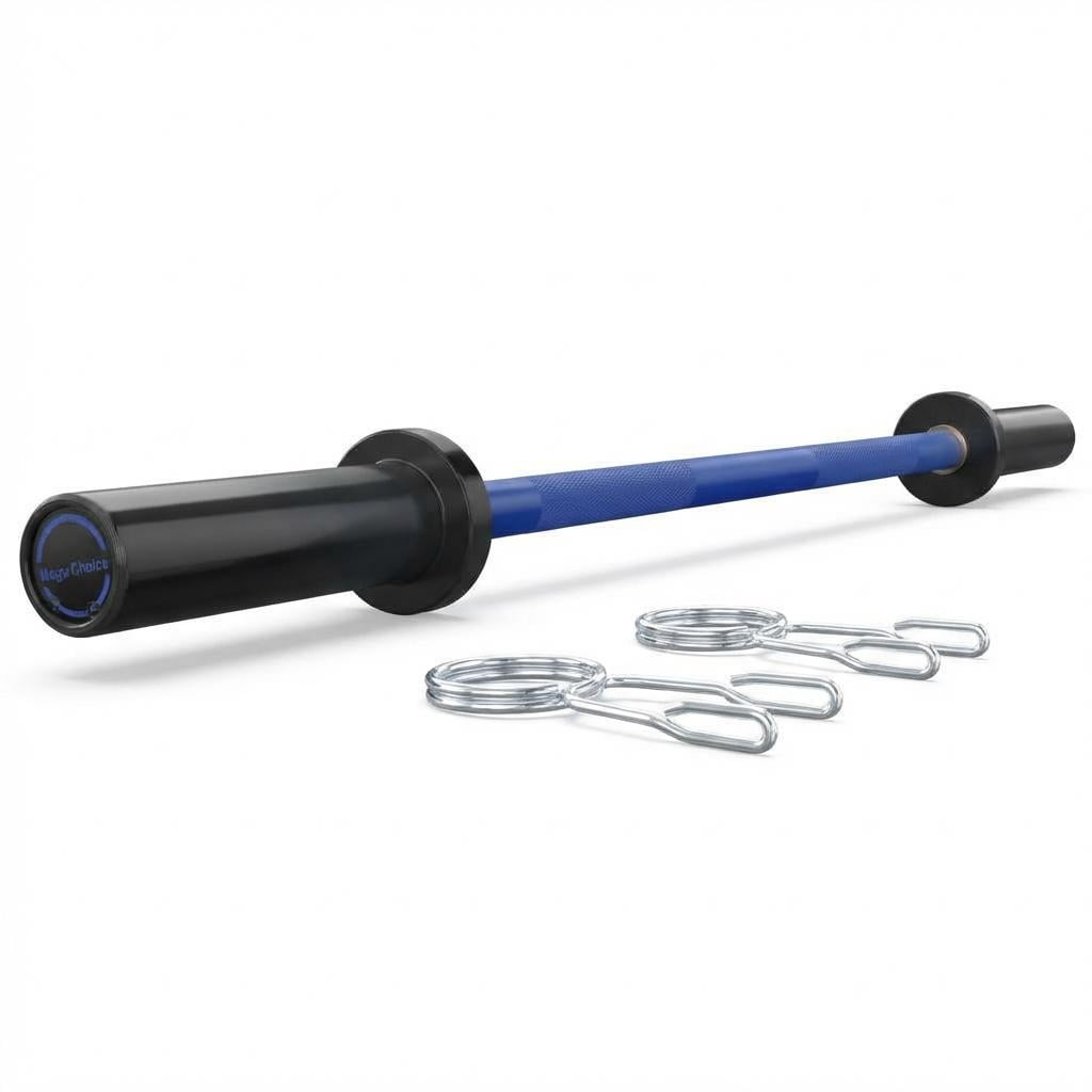 TEQIN Powerlifting Barbell 4ft/500lb Capacity,2 Inch Weight Bar For Strength Training, Weightlifting, Squat, Deadlift, Bench Press, Curl, Overhead Press