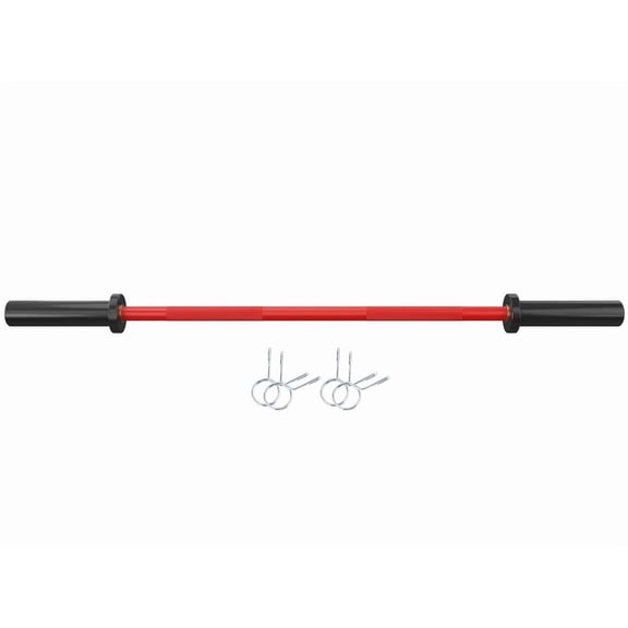 TEQIN Powerlifting Barbell 4ft/500lb Capacity,2 Inch Weight Bar For Strength Training, Weightlifting, Squat, Deadlift, Bench Press, Curl, Overhead Press