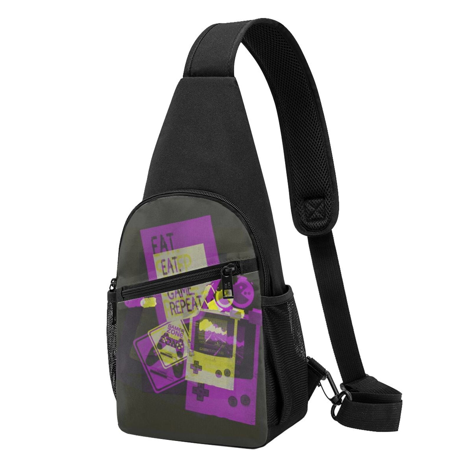 Gaming Joystick Print Pattern Crossbody bags