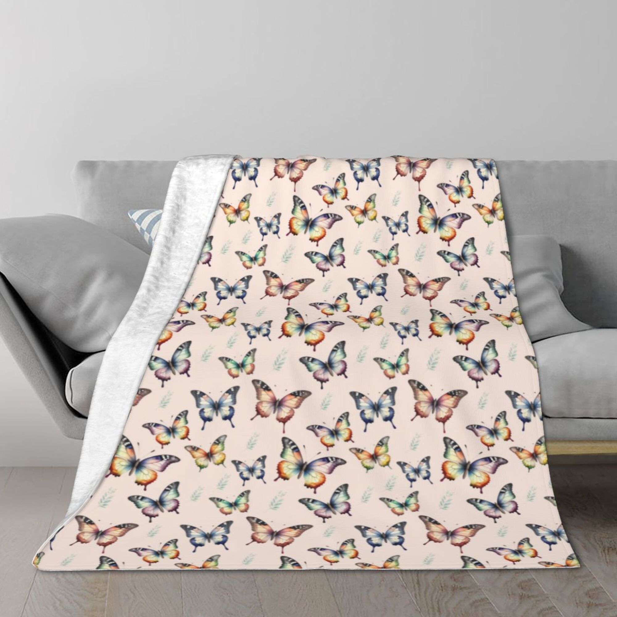 Hot sale blanket Air conditioner is thick double-layer plush 3D digital printing blanket beach series (4BM)