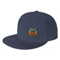 thumbnail image 1 of TEQUAN Flat Brim Hat Snapback Hats, Retro 70s Car Pattern Adjustable Men Baseball Cap (Blue), 1 of 6