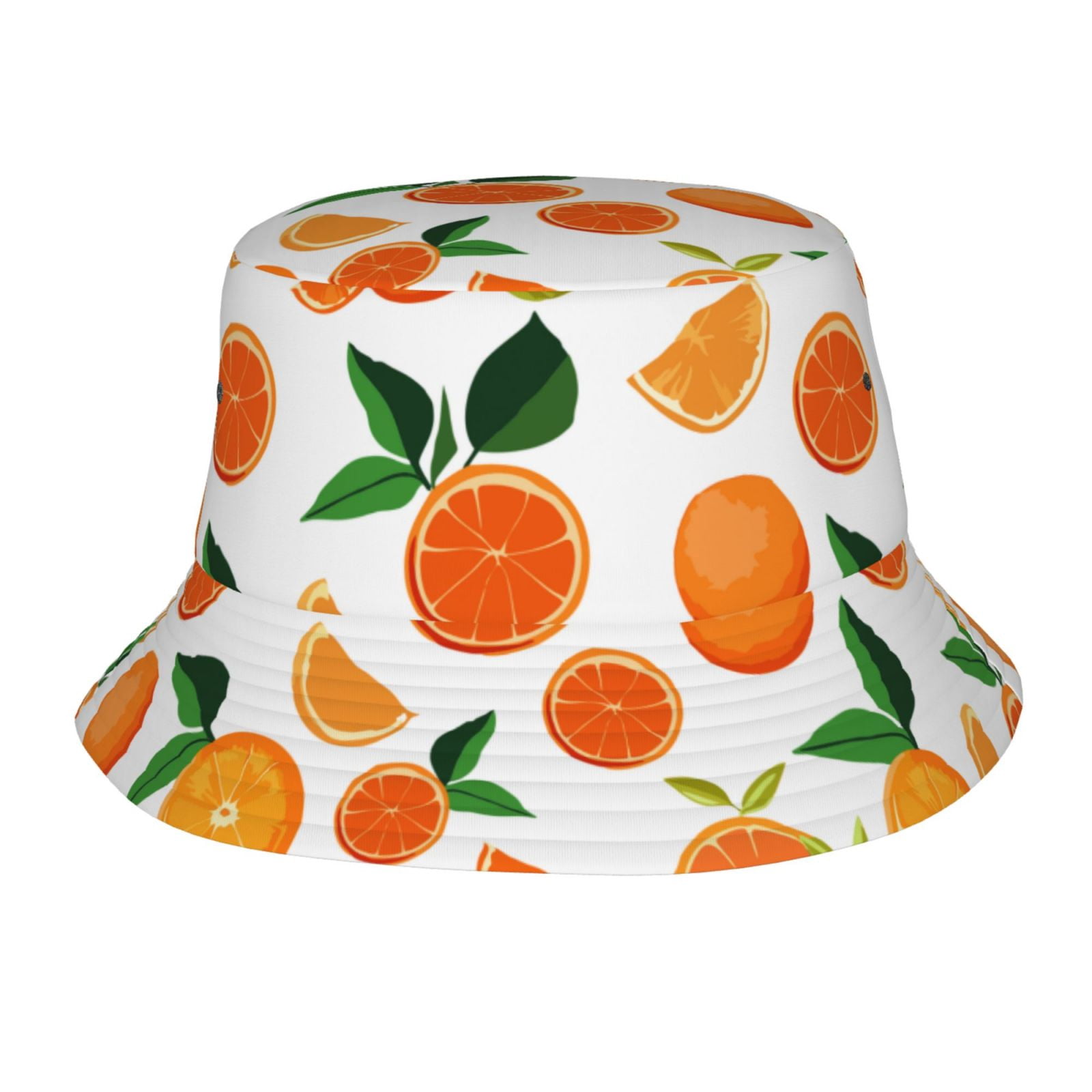 Orange Textured Bucket Hat FJQWKLF Tiger Orange Skin Texture Unisex Bucket Hat Fashion  main image 3