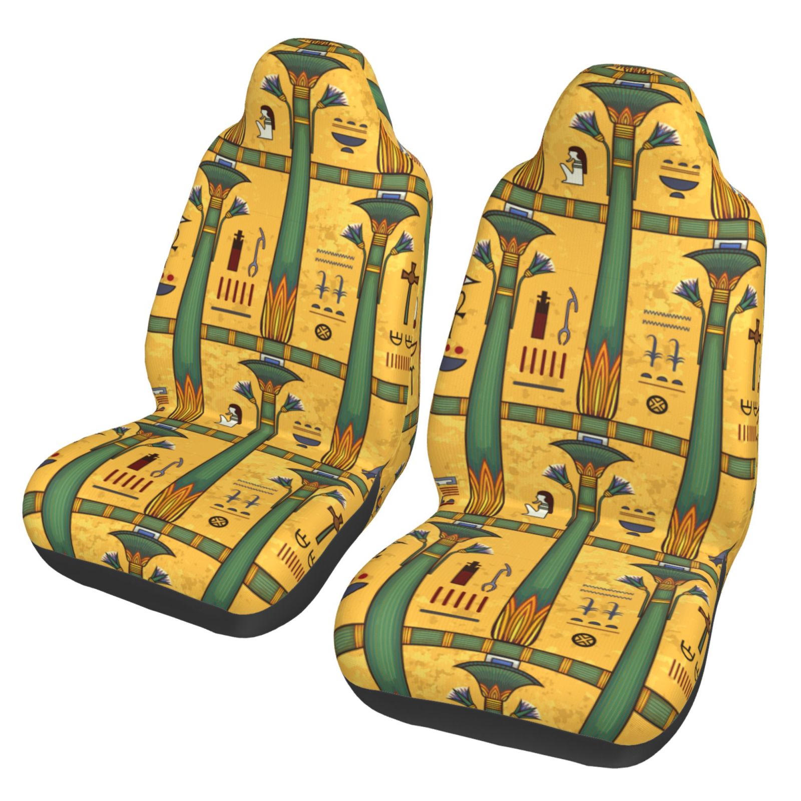 Pattern Print Egyptian Universal Fit Car Seat Covers