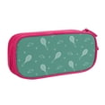 thumbnail image 1 of TEQUAN Large Capacity Pencil Case, Blue Tennis Racket Sports Pattern Pencil Pouch 2 Compartments Pencil Bag (Pink), 1 of 7