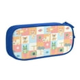 thumbnail image 1 of TEQUAN Large Capacity Pencil Case, Funny Cute Kitten Cats Pattern Pencil Pouch 2 Compartments Pencil Bag (Blue), 1 of 1