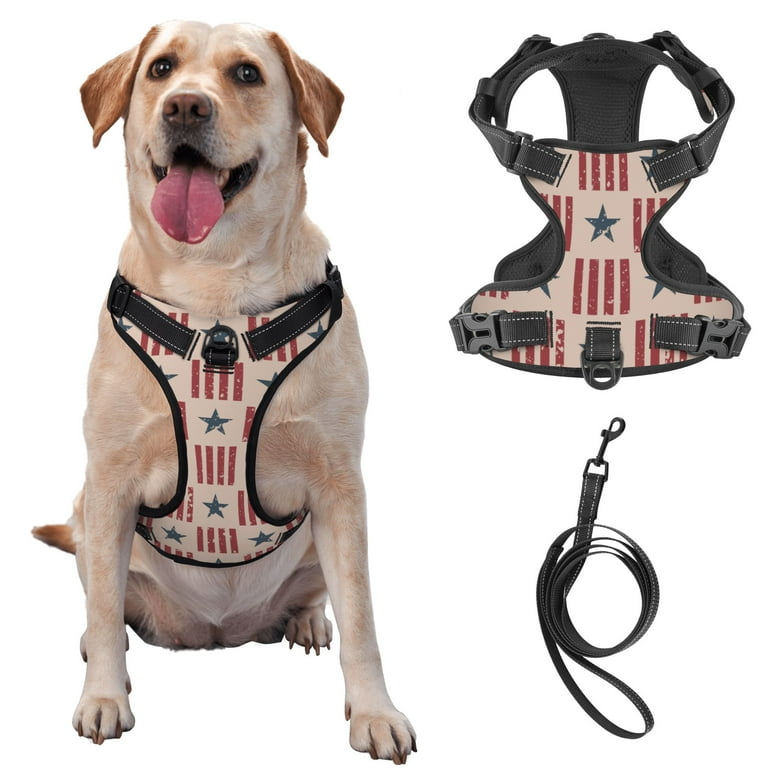 Patriotic dog harness hotsell