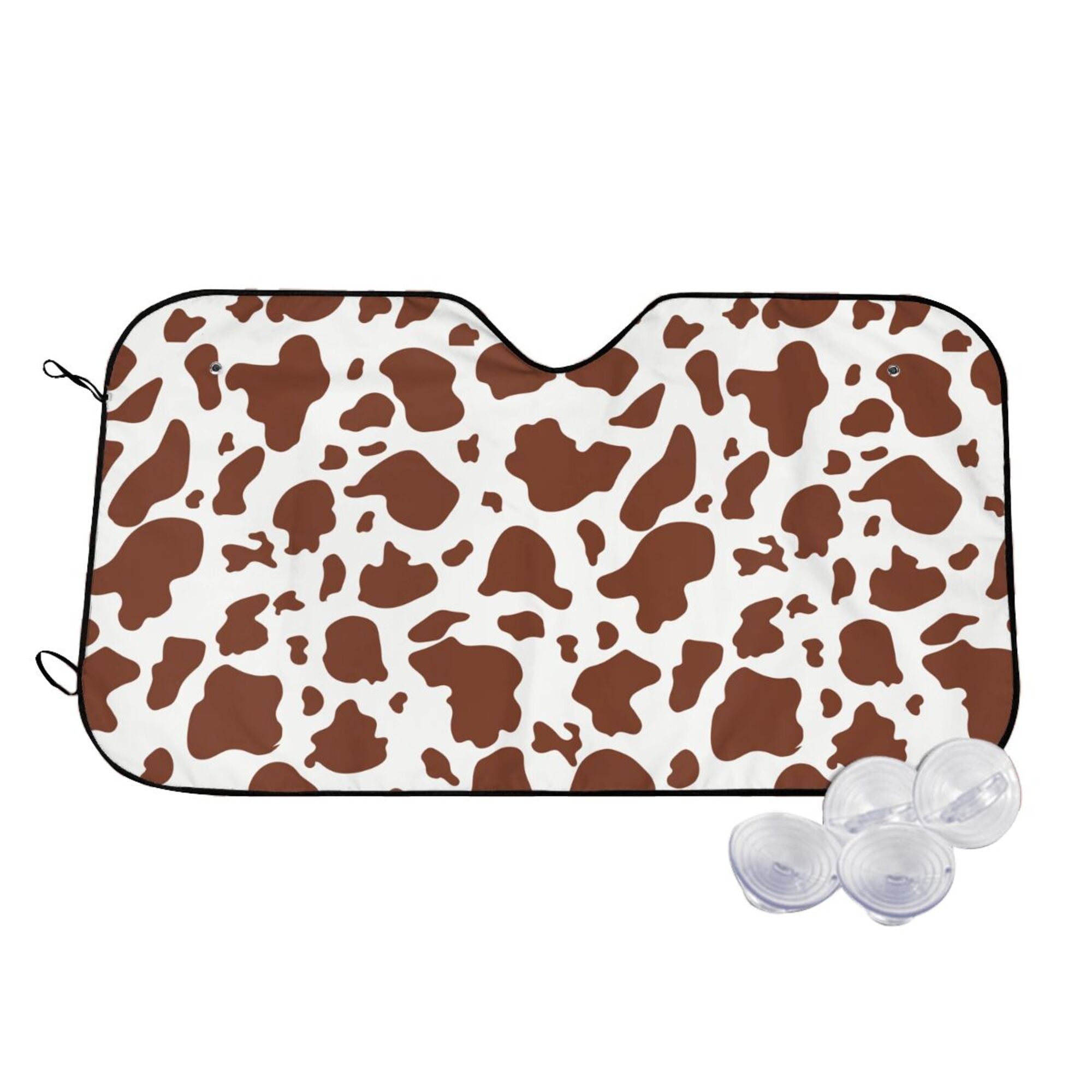 Farm Chicken Hen Pattern Print Car Sun Shade