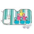 thumbnail image 1 of TEQUAN Sunshade for Car Windshield, Funny Cute Alpaca Animal Pattern Car Sun Shade, 51.2" x 27.5", 1 of 7