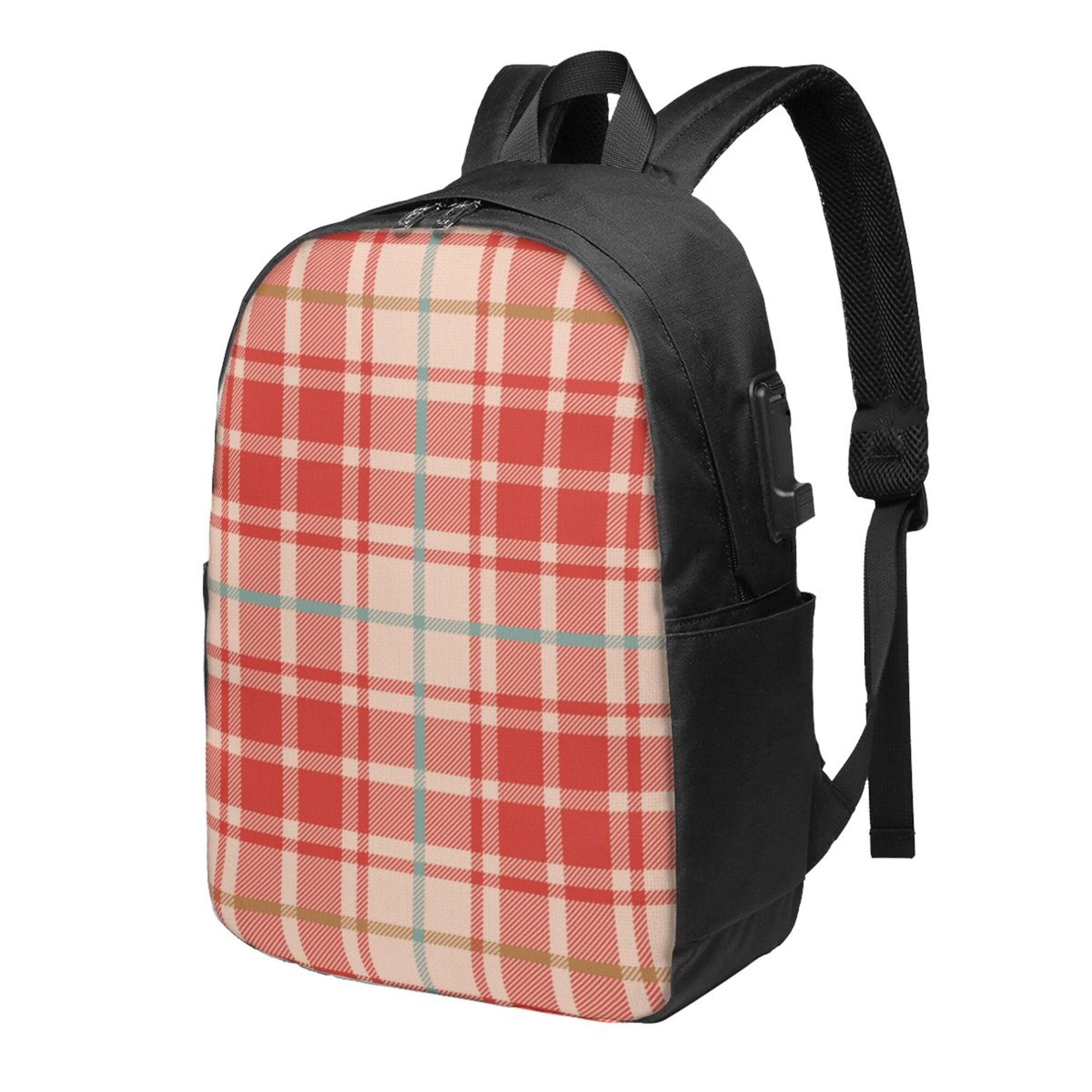 Plaid Backpack