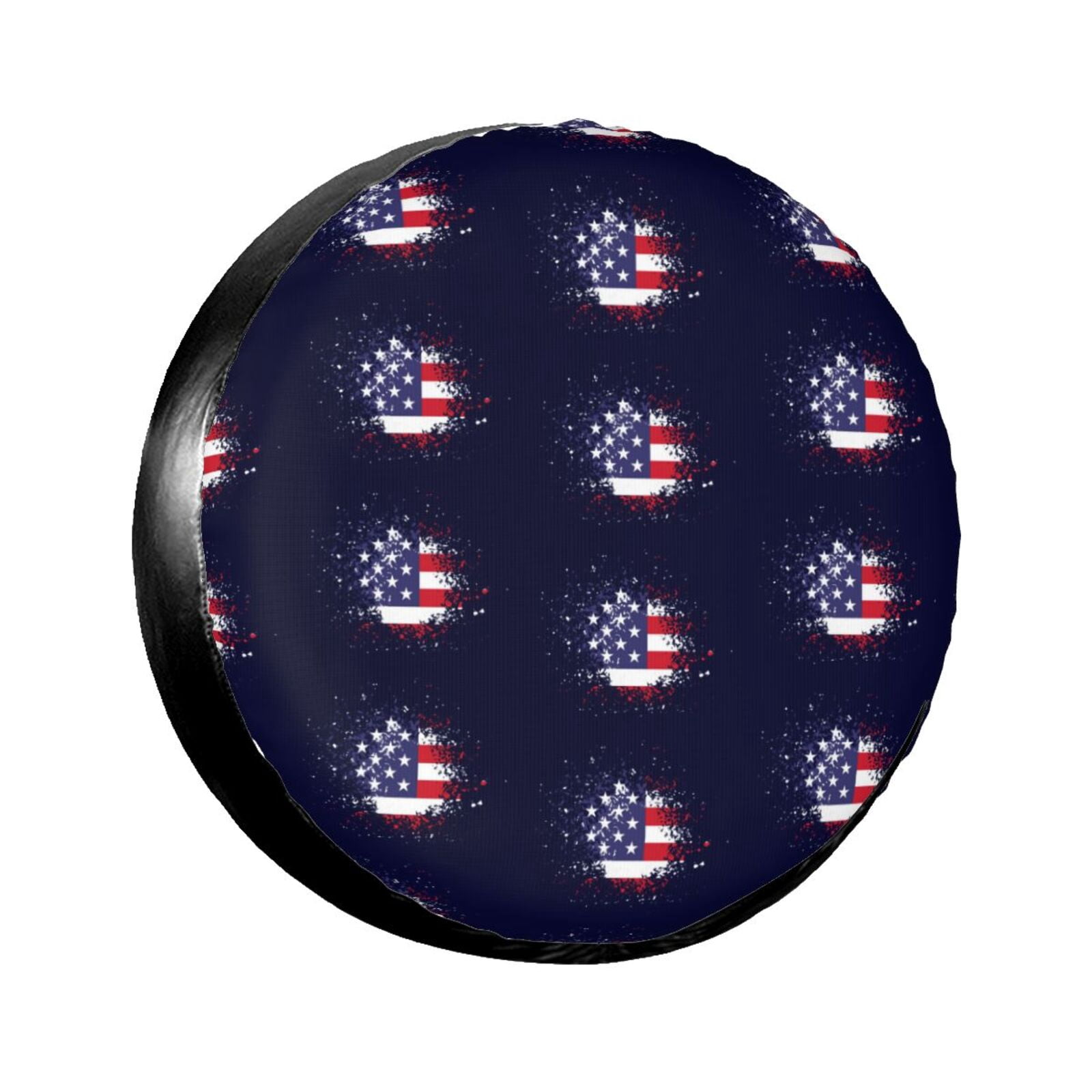 17 Inch Spare Tire Cover - Waterproof, Hippie Symbols Design, Universal Fit For SUV, Truck, RV (Fits 31-33" Diameter Tires) 2 thumbnail image